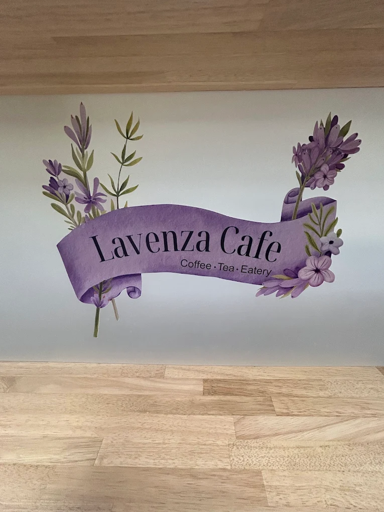 Inside Lavenza Cafe in Lethbridge